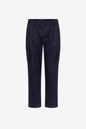 Herno Cargohose mit Nadelstreifen