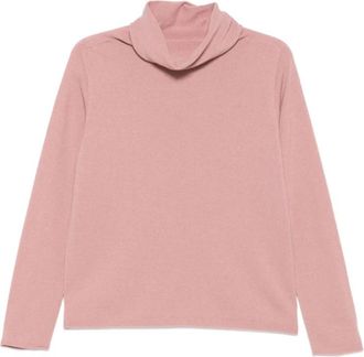 Le Tricot Perugia Turtleneck Sweater - Dames - Coltruien - Roze - S - Truien & Vesten