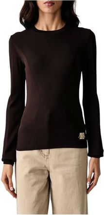 A|X Armani Exchange Pullover girocollo - - Knitwear - Donna - Nero - L