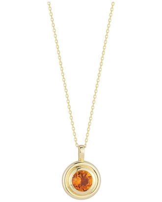 Ember Fine Jewelry 14K Citrine Pendant Necklace