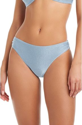 Sanctuary Shirred Hipster Bikini Bottoms in Yachty Blue at Nordstrom, Size X-Large