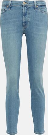 7 For All Mankind Mid-rise skinny jeans