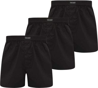Lyle & Scott Gewone boxershorts voor heren (3-pack) (Zwart)