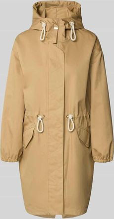 G-Lab Regular Fit Mantel mit durchg&auml;ngiger Abdeckleiste Modell Tory in Sand, Gr&ouml;&szlig;e M