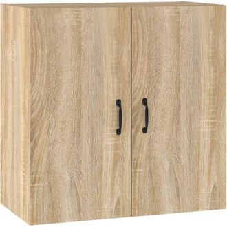 vidaXL Wall Cabinet Sonoma Oak 60x31x60 cm Engineered Wood Vidaxl