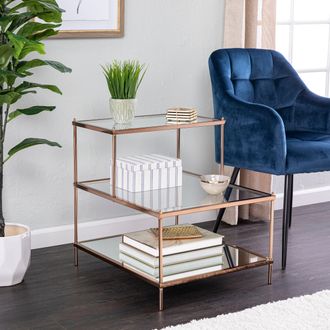 SEI Knox Accent Table Copper