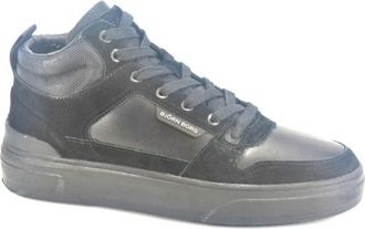 Bj&ouml;rn Borg Zwart Half H. Sneaker - Heren - Sneakers - Zwart - 46 EU - Schoenen