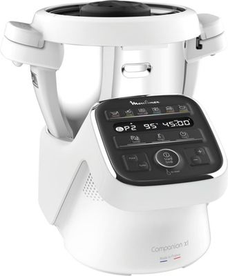 Moulinex Robot De Cocina Multifunci&oacute;n 3l 1550w Blanco/gris - Hf80cb10 - Moulinex
