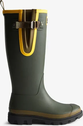 Ganni x Hunter Downpour Tall Boots in Green Size 12