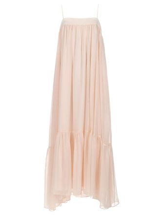 Rotate Flowing Spaghetti Straps Chiffon Dress