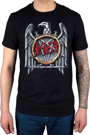AWDIP Official Slayer Silver Eagle T-Shirt Band Metallica USA