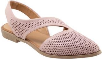 Bueno Bianca Perf Slingback Pointed Toe Flat in Orchid at Nordstrom, Size 10.5-11Us