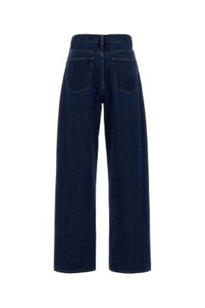 Jil Sander Wide-Leg Denim Jeans - Navy