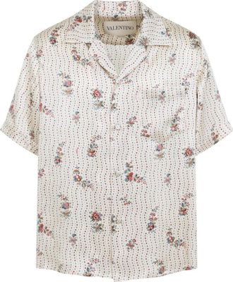 Valentino Short Sleeve Shirts, male, Multicolor, Size: XL 8V3Aa111B9G Shirt