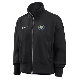 Nike Womens College (Southern University and A&M) Nike Womens Phoenix Fleece Track Jacket in Black | ZW052NSUAM26-BLK