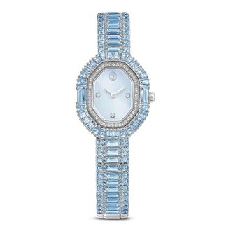 Swarovski Matrix Octagon Watch - Dames - Horloges - Blauw - ONE Size - Accessoires