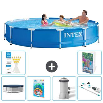 Intex Piscina Con Estructura Redonda - 366x76 Cm - 7-piezas S68