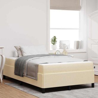 vidaXL Estructura De Cama Con Cabecera Tapizada Gris Claro
