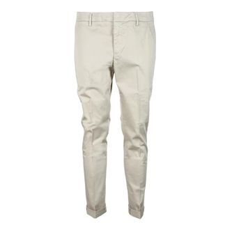 Dondup Heren, Broeken, Beige, Maat: W34 Katoen