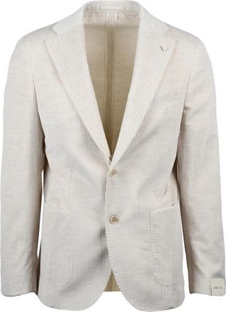 L.B.M. 1911 Velvet Shawl Collar Jacket with Button Closure