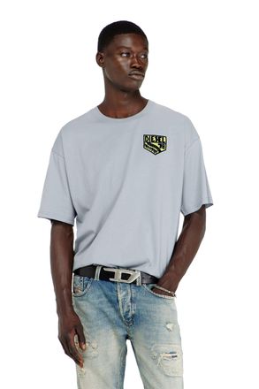 Diesel T-shirt with Diesel Industry chest print - T-Shirts - Man - Grey