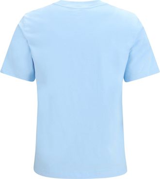 Fiorucci Womens Regular Poodle-Logo T-Shirt Light Blue Cotton T-Shirts And Polos
