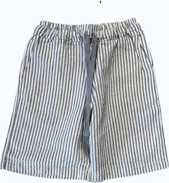Crossley Womens Uomo Bermuda In White Stripe