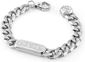 Philipp Plein Gothic Tag braceelt - Silver