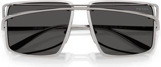 Prada 0pr C55s Geometric Square Sunglasses