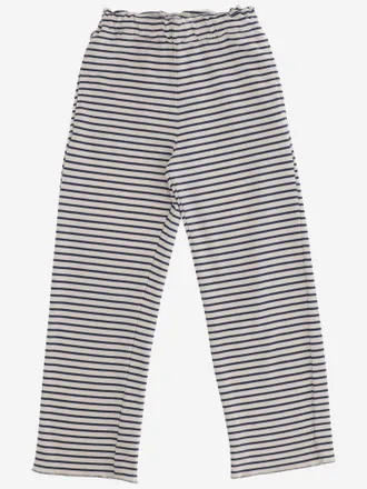 Babe & Tess Girls Stretch Cotton Trousers Navy
