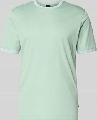 Bugatti T-Shirt mit Rundhalsausschnitt in Hellgruen, Gr&ouml;&szlig;e XXXL