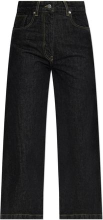 STUDIO NICHOLSON Neive wide leg jeans - Dames - Cropped Jeans - Blauw - 2XS - Katoen - Jeans