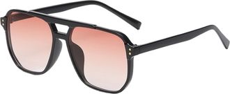 Generic Trendy Street Photography Large Frame Sunglasses Mens And Womens Outdoor Polarized Driving Sports Party Sun Glasses(Pink)