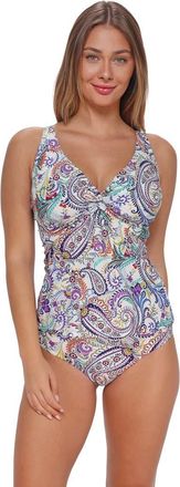 Sunsets Forever Tankini Swimsuit Top - D Cup in Tide Pool Twist at Nordstrom, Size 34