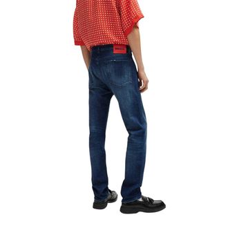 HUGO BOSS Heren 708 Slim Jeans (Donkerblauw)