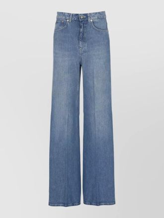 Dondup wide leg denim women jeans five pockets