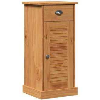 vidaXL Armario De Ba&ntilde;o Con Caj&oacute;n Vigo Marr&oacute;n Miel 37.5 X 34 X 80 Cm Vidaxl