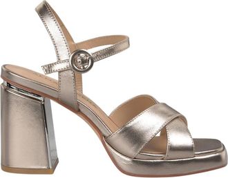 Alma En Pena Sandaal kruisbanden gesp - Dames - Sandalen met hakken - Geel - 40 EU - Schoenen
