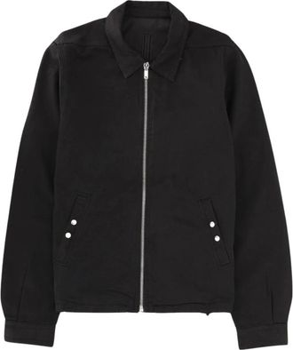 Rick Owens Jassen, Heren, Zwart, S, Katoen, Zipfront Jack