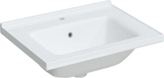 vidaXL Vidaxl - Lavandino da Bagno Bianco 61x48x19,5cm Rettangolare in Ceramica