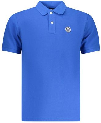North Sails Blauwe Katoenen Heren Polo Shirt