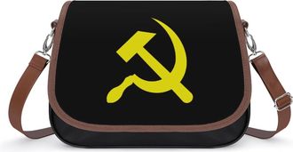 Generic Sickle Flag Fashion Womens Crossbody Bags Novelty Handbag Shoulder Bag Purse