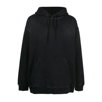 Msgm Msgm, Heren, Sweatshirts & Hoodies, Zwart, Maat: L Katoen