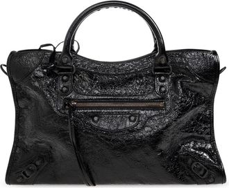 Balenciaga Le City Medium Handtas - Dames - Tassen - Zwart - Maat: ONE Size Katoen