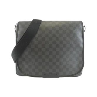 Louis Vuitton Pre-owned Cross Body Bags, male, Black, Size: ONE SIZE Pre-owned Daniel Damier Graphite shoulder bag