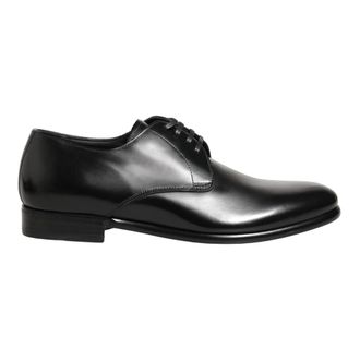 Dolce & Gabbana Derby Geklede Schoenen - Heren - Nette schoenen - Zwart - 39 EU - Leer - Schoenen