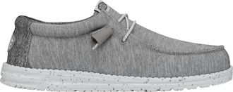 Hey Dude Mens Wally Sport Knit Slip On Shoes In Knit Grey
