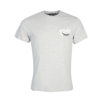 Barbour T-Shirts, male, Gray, Size: XL Legacy Graphic Tee