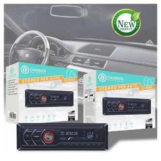 Trade Shop Trade Shop - Autoradio Stereo De Car Letto Mp3 Bluetooth Aux Usb Sd Telecomando Cx-9001