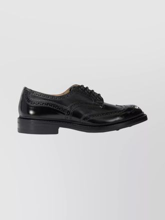 Trickers leather derby shoes